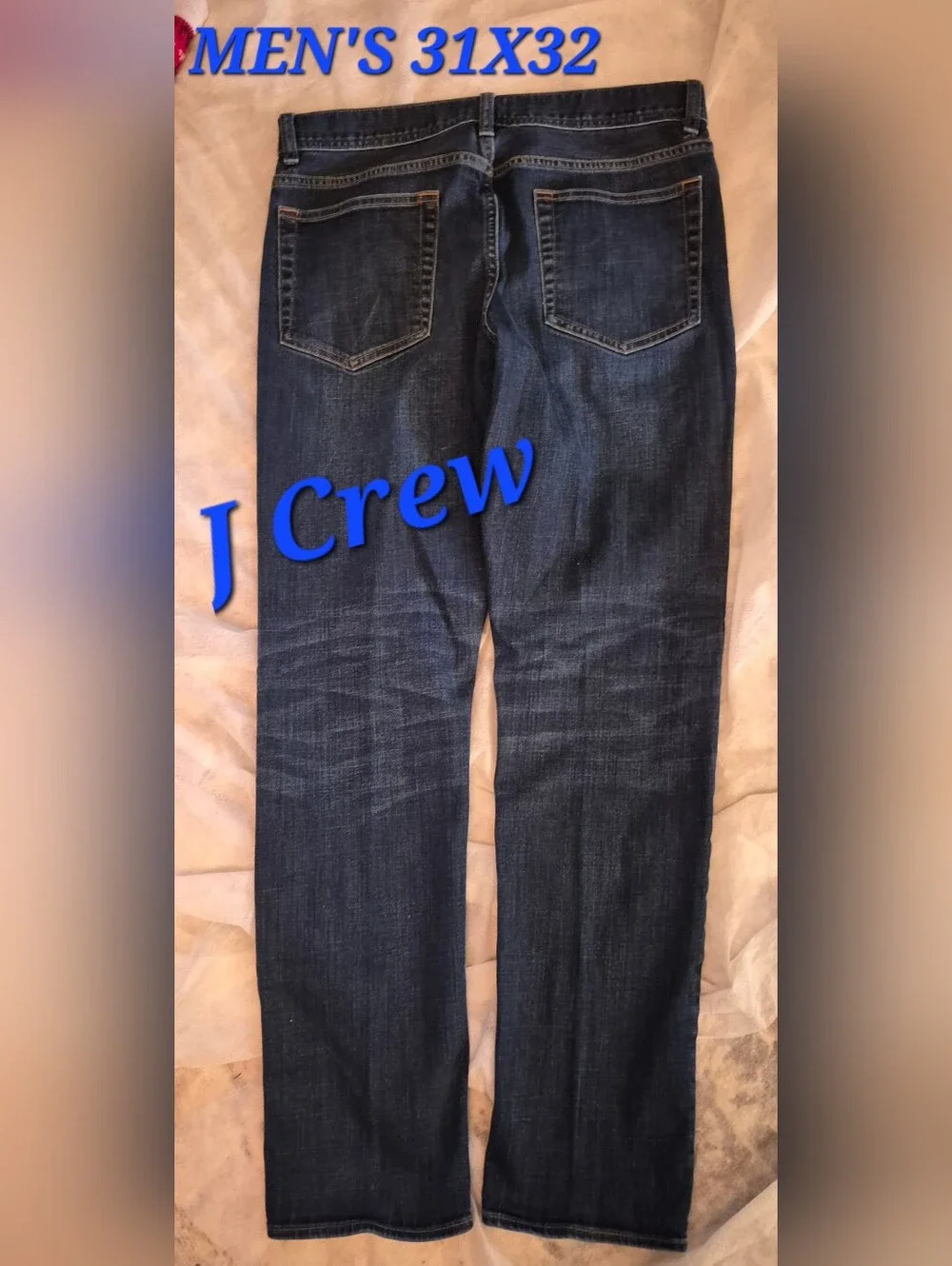 J. Crew Men’s Dark Indigo Straight Jeans
